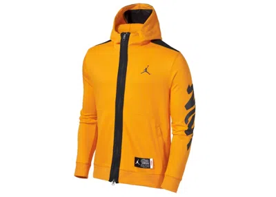 Pre-owned Jordan Men's  X Zion X Naruto Full Zip Top Hoodie In Orange