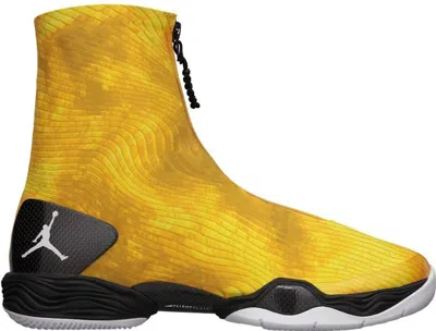 Pre-owned Jordan Men's  Xx8 Yellow Sneakers In Tour Yellow/white In Multi