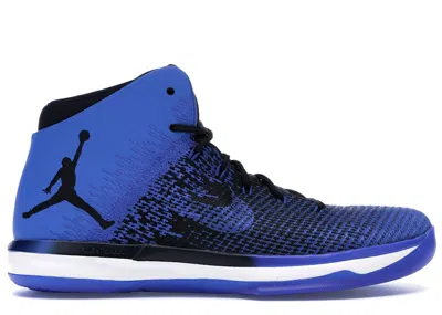 Pre-owned Jordan Men's  Xxx1 Royal Sneakers In Black/game Royal/white