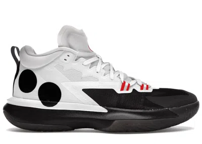 Pre-owned Jordan Men's  Zion 1 Naruto Sage Of The Six Paths Sneakers In White/university Red/black