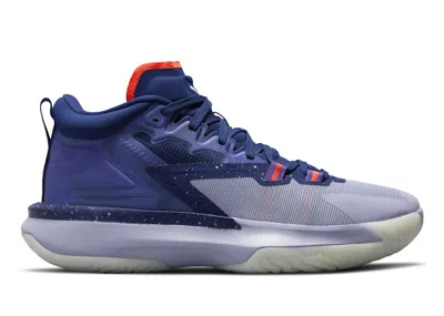 Pre-owned Jordan Men's  Zion 1 Pf Sneakers In Blue Void/bright Crimson/fierce Purple In Multi