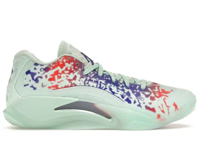 Pre-owned Jordan Men's  Zion 3 Mud, Sweat And Tears Sneakers In Mint Foam/psychic Purple/flash Crimson