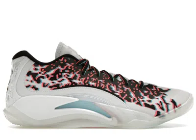 Pre-owned Jordan Men's  Zion 3 Nrg Z3d Sneakers In Football Grey/black/flash Crimson In Multi