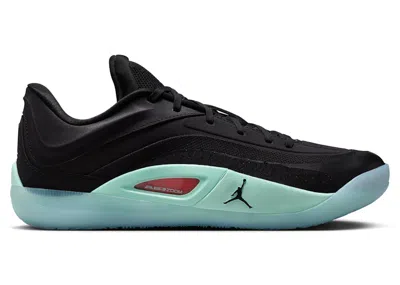 Pre-owned Jordan Men's  Zion 4 Mud To Marble Sneakers In Black/mint Foam/bright Crimson In Multi