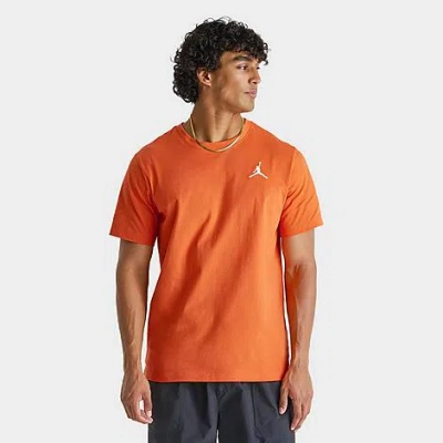 Jordan Men's Jumpman Embroidered Logo T-shirt In Orange