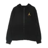 Jordan Men's Jumpman Fleece Full-zip Zip Hoodie Black/pollen In Black
