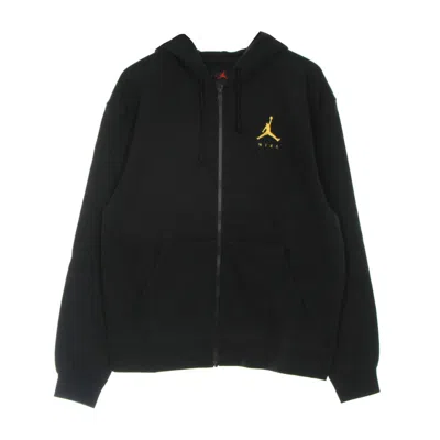 Jordan Men's Jumpman Fleece Full-zip Zip Hoodie Black/pollen