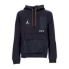 Jordan Men's Jumpman Statement Fleece Hoodie Black/black In Black/black