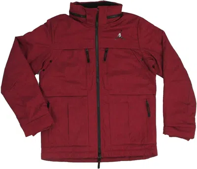 Jordan Men's Lifestyle Full Zip Jacket In Burgundy/black In Multi