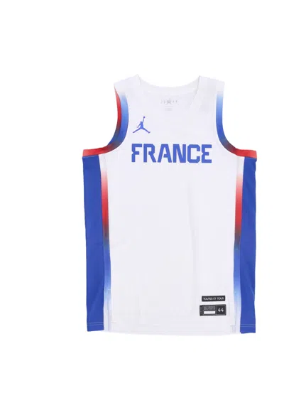 Jordan Men's Limited Home Basketball Jersey Team France White/hyper Royal