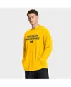Jordan Men's Maize Michigan Wolverines 2025 Sideline Performance Long Sleeve Hoodie T-shirt In Yellow