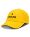 Jordan Men's Maize Michigan Wolverines Club Performance Adjustable Hat