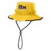 Jordan Men's Maize Michigan Wolverines Apex Swoosh Boonie Hat In Yellow
