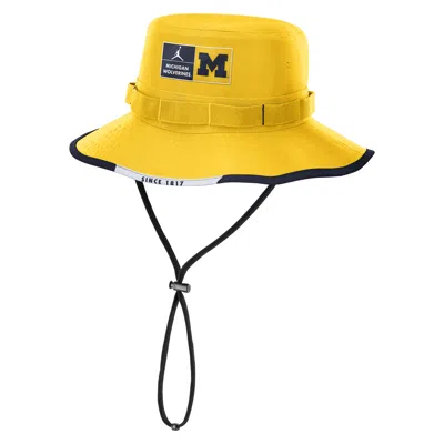 JORDAN MEN'S MICHIGAN APEX BOONIE  BRAND DRI-FIT COLLEGE BUCKET HAT,1015911795