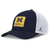 Jordan Men's Michigan On-field Rise Engineered  Brand College Trucker Adjustable Hat In Blue