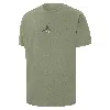 Jordan Men's Green Milwaukee Bucks Statement Edition Jumpman Flight Heavyweight T-shirt In Green