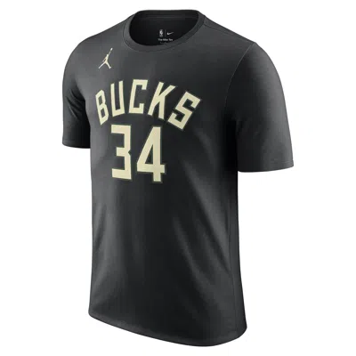 Jordan Men's Milwaukee Bucks Statement Edition  Nba T-shirt In Blue