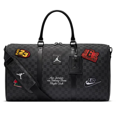 Jordan Men's  Monogram Duffel Bag (40l) In Black
