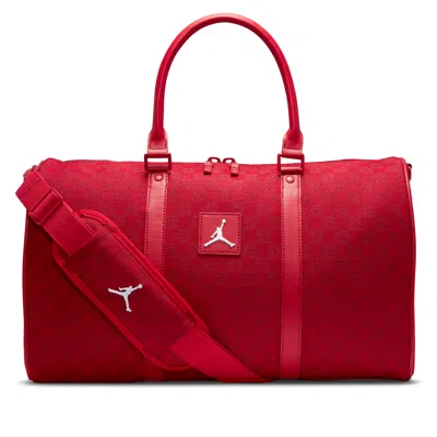 Jordan Men's  Monogram Duffle Bag (25l) In Red