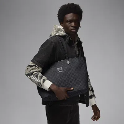 Jordan Men's  Monogram Tote Bag (32l) In Black