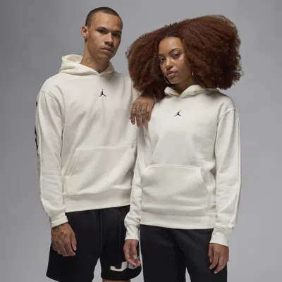Jordan Men's  Mvp Fleece Pullover Hoodie In Sail/ Black/ Black