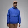 Jordan Mvp Hooded Nylon Anorak In Game Royal/sail/sail
