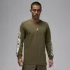 Jordan Mvp Racing Long Sleeve Graphic T-shirt In Green