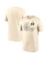Jordan Michigan Campus Legend Shadow Logo Nike Men's Dri-fit College T-shirt In Neutral