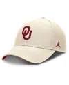 Jordan Men's Natural Oklahoma Sooners Rise Primetime Performance Trucker Adjustable Hat In Brown