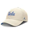 Jordan Men's Natural Ucla Bruins Rise Primetime Performance Trucker Adjustable Hat In Brown