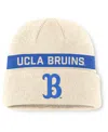Jordan Men's Natural/blue Ucla Bruins Peak Primetime Utility Cuffed Knit Hat In Neutral