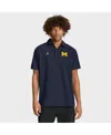 Jordan Men's Navy Michigan Wolverines 2025 Coaches Sideline Polo In Blue