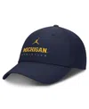 Jordan Men's Navy Michigan Wolverines Club Performance Adjustable Hat In Navy