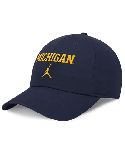 Jordan Men's Navy Michigan Wolverines Club Tri-glide Adjustable Hat