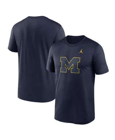 Jordan Men's Navy Michigan Wolverines Color Pop Logo Legend T-shirt