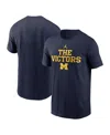 Jordan Men's Navy Michigan Wolverines Local Campus T-shirt In Navy