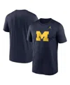 Jordan Men's Navy Michigan Wolverines Primetime Evergreen Logo T-shirt