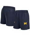 Jordan Men's Navy Michigan Wolverines Primetime Victory Performance Shorts In Navy