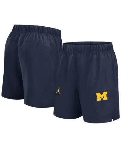 JORDAN MEN'S NAVY MICHIGAN WOLVERINES PRIMETIME VICTORY PERFORMANCE SHORTS