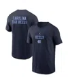 Jordan North Carolina 2-hit Stacked Nike Men's College T-shirt In Blue