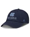 Jordan Men's Navy North Carolina Tar Heels 2025 On-field Club Adjustable Hat In Blue