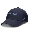 Jordan Men's Navy North Carolina Tar Heels 2025 On-field Rise Performance Adjustable Hat In Blue