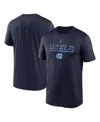 Jordan Men's Navy North Carolina Tar Heels 2025 Sideline Legend Performance T-shirt In Blue