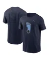 Jordan Men's Navy North Carolina Tar Heels Primetime Evergreen Alternate Logo T-shirt In Navy