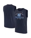 Jordan Men's Navy North Carolina Tar Heels Primetime Legend Lock Up Performance Muscle Tank Top In Navy