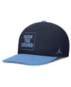 Jordan Men's Navy/carolina Blue North Carolina Tar Heels 2025 Sideline Campus Pro Local Snapback Hat In Multi