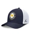 Jordan Men's Navy/white Michigan Wolverines Rise Primetime Performance Trucker Adjustable Hat In Multi