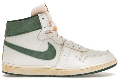 Pre-owned Jordan Men's Nike  Air Ship Pe Sp A Ma Maniére Sneakers In Summit White/green Stone