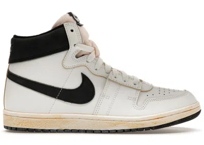 Pre-owned Jordan Men's Nike  Air Ship Pe Sp A Ma Maniére White Sneakers In Summit White/black In Multi