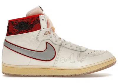 Pre-owned Jordan Men's Nike  Air Ship Pe Sp Awake Ny Sneakers In Sail/black/university Red